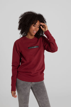 Nina | Burgundy Sweatshirt