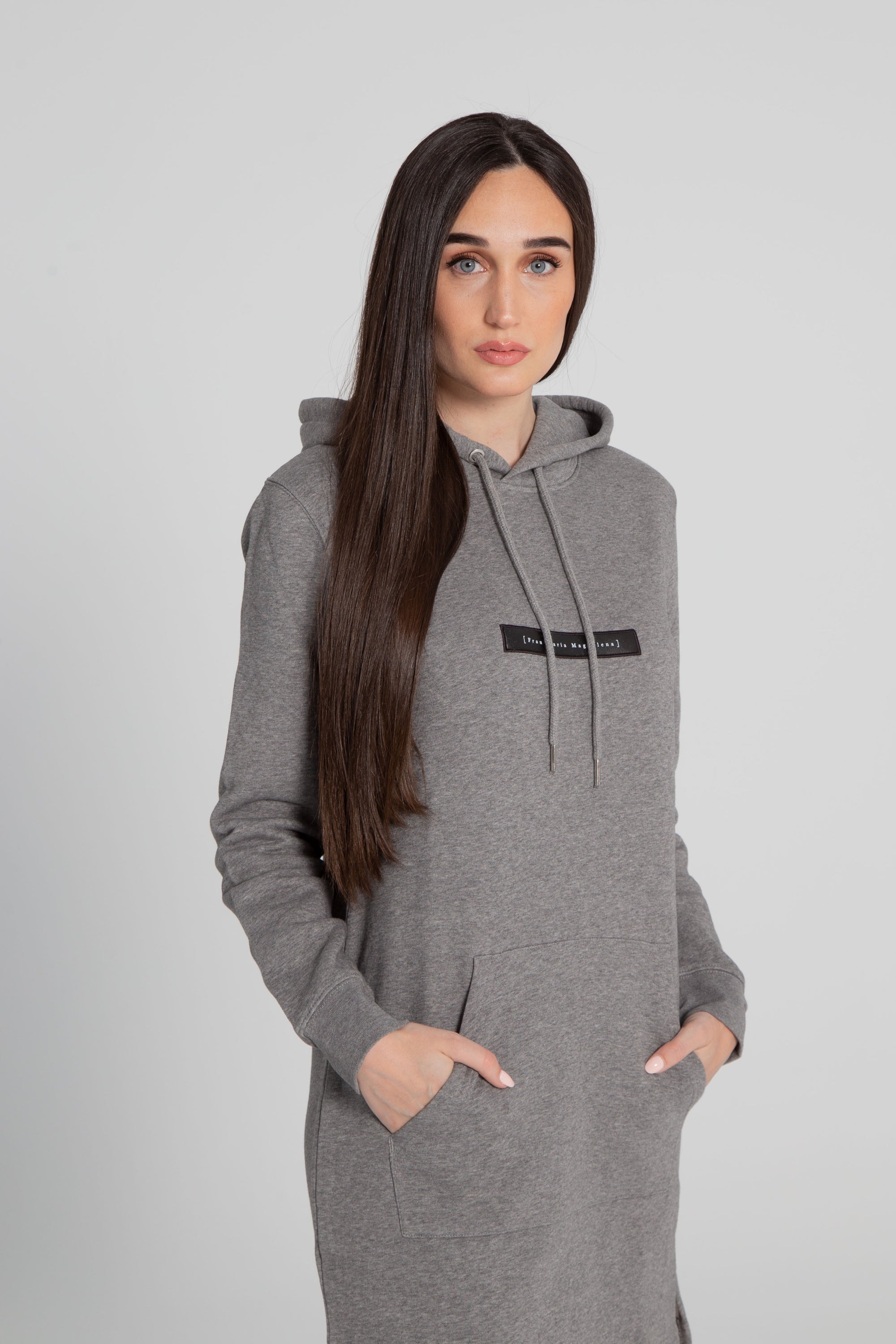 Lita |  Grey Hoodie Dress