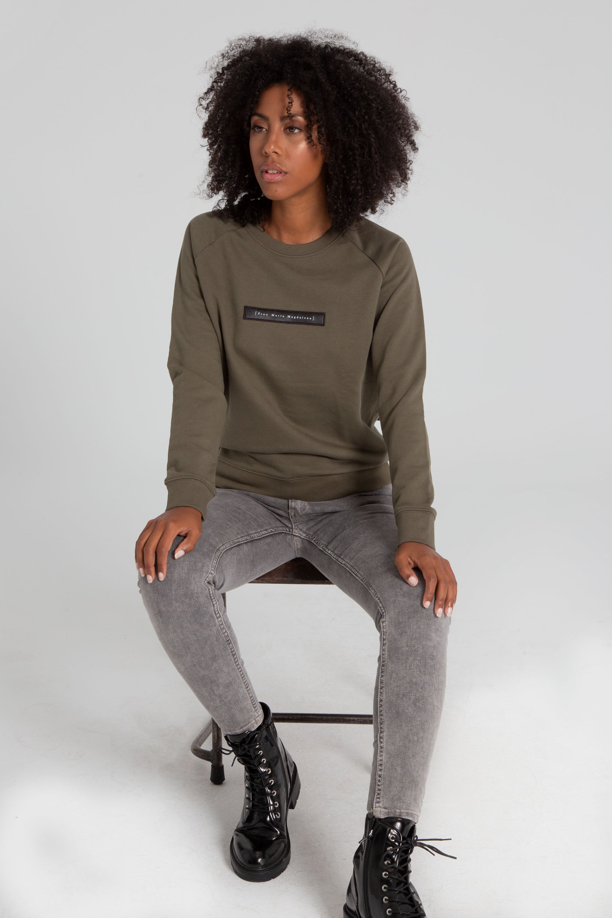 Nina | Khaki Sweatshirt